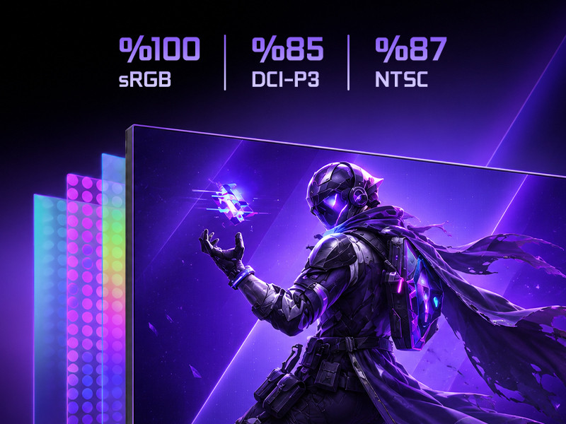 James Donkey Avero A50 24″ 270Hz 0.5Ms Fast VA FHD Type C/DP/HDMI RGB Gaming Monitör (Ölü Pikselde Anında Değişim)