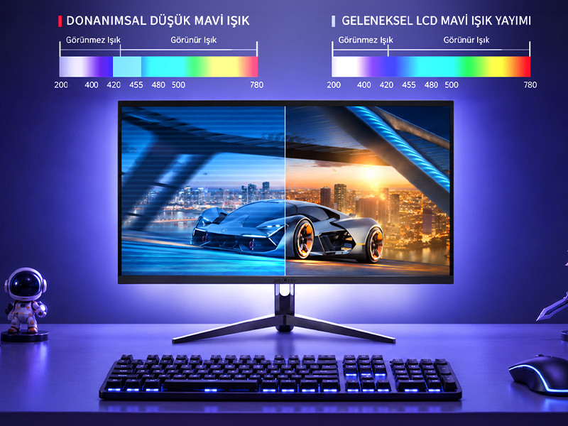James Donkey Avero A50 24″ 270Hz 0.5Ms Fast VA FHD Type C/DP/HDMI RGB Gaming Monitör (Ölü Pikselde Anında Değişim)