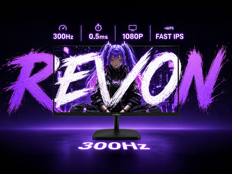 James Donkey Revon R60 24″ 300Hz 0.5Ms Fast IPS Gaming Monitör (Ölü Pikselde Anında Değişim)