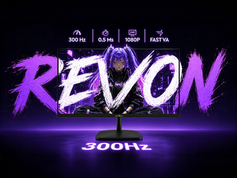 James Donkey Revon R50 24″ 300Hz 0.5Ms Fast VA Gaming Monitör (Ölü Pikselde Anında Değişim)