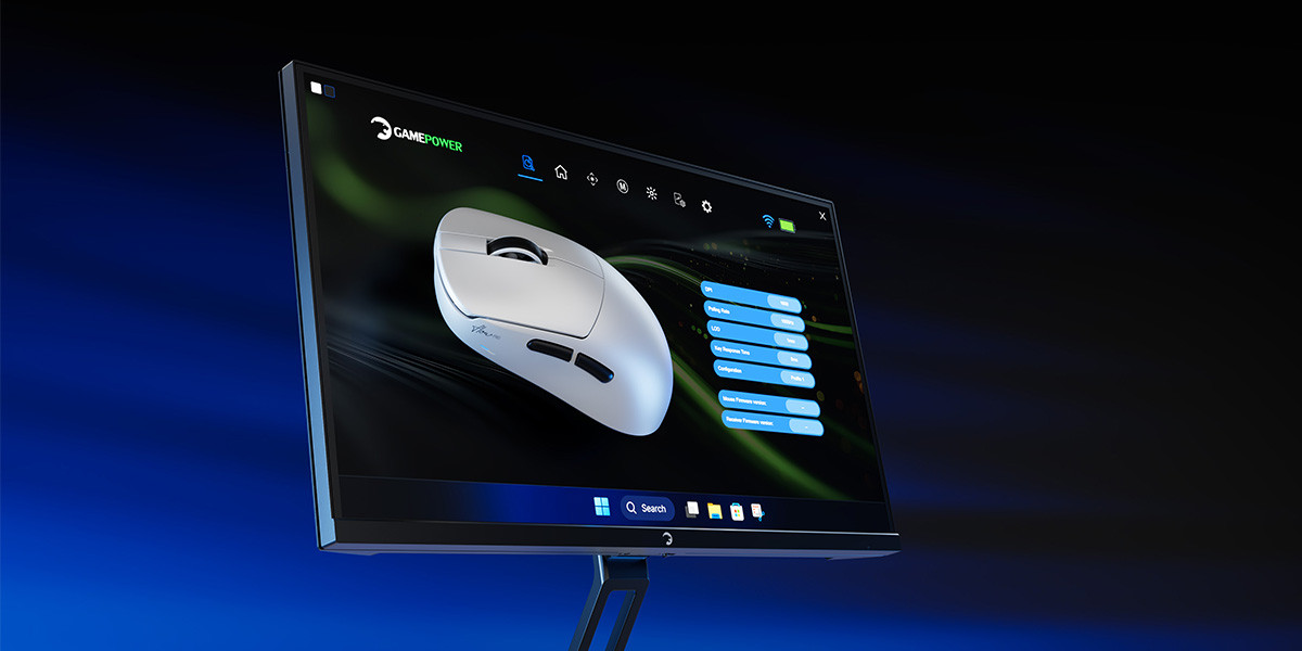 GamePower Flow Pro 8K PAW3395 26.000DPI Optik Switch Kablosuz Beyaz Gaming Mouse (Grip Tape ve Skatez Hediyeli)