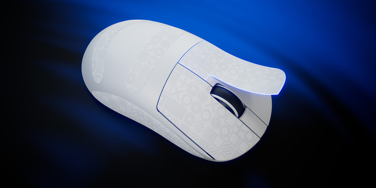 GamePower Flow Pro 8K PAW3395 26.000DPI Optik Switch Kablosuz Beyaz Gaming Mouse (Grip Tape ve Skatez Hediyeli)
