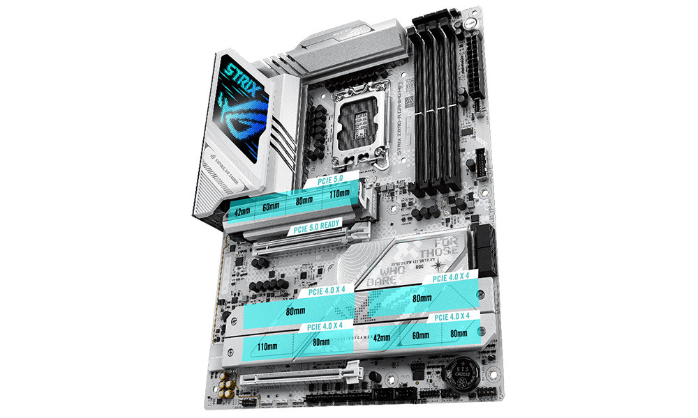 ASUS ROG STRIX Z890-A GAMING WIFI Intel LGA1851 Z890 DDR5 8600+MHz(OC) ATX Gaming Anakart