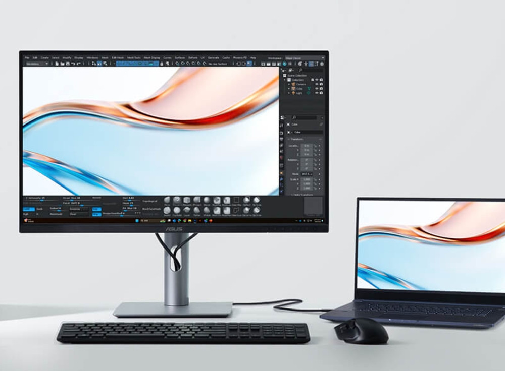 ASUS ProArt PA278CGRV 27″ 144Hz 5ms Dahili Hoparlör Pivot VESA DisplayHDR 400 QHD IPS Monitör