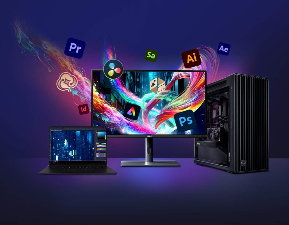ASUS ProArt PA278CGRV 27″ 144Hz 5ms Dahili Hoparlör Pivot VESA DisplayHDR 400 QHD IPS Monitör