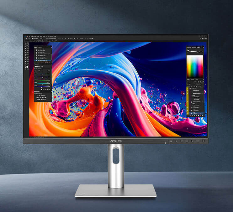 ASUS ProArt PA278CGRV 27″ 144Hz 5ms Dahili Hoparlör Pivot VESA DisplayHDR 400 QHD IPS Monitör