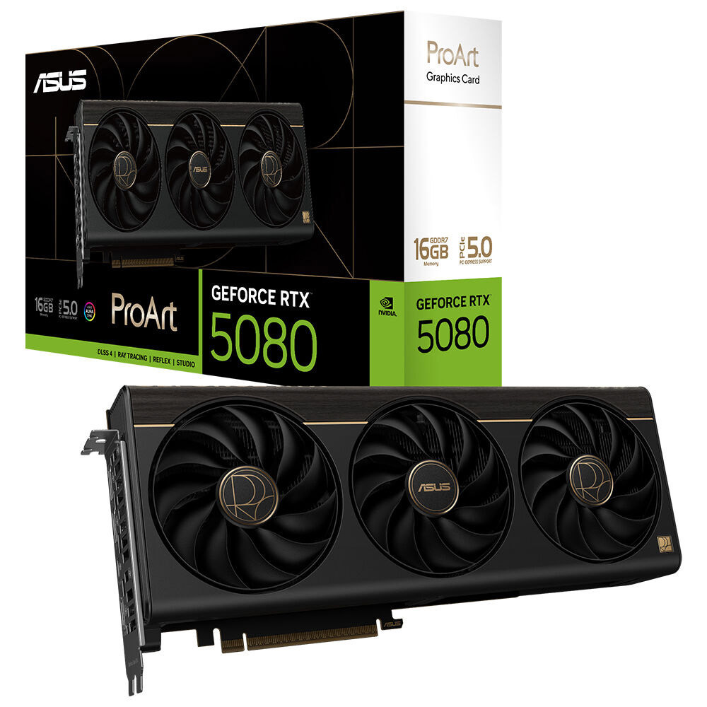 ASUS ProArt GeForce RTX 5080 16GB OC PROART-RTX5080-O16G GDDR7 256Bit Gaming Ekran Kartı