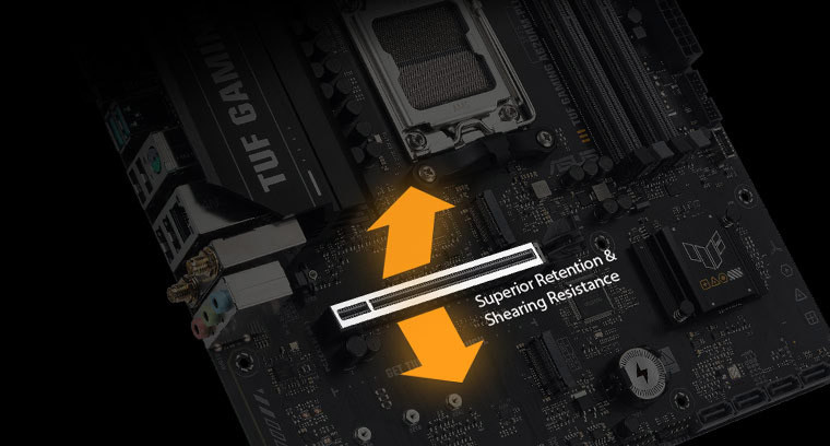 ASUS TUF GAMING A620AM-PLUS WIFI AM5 DDR5 7600+(OC)MHz mATX Gaming Anakart