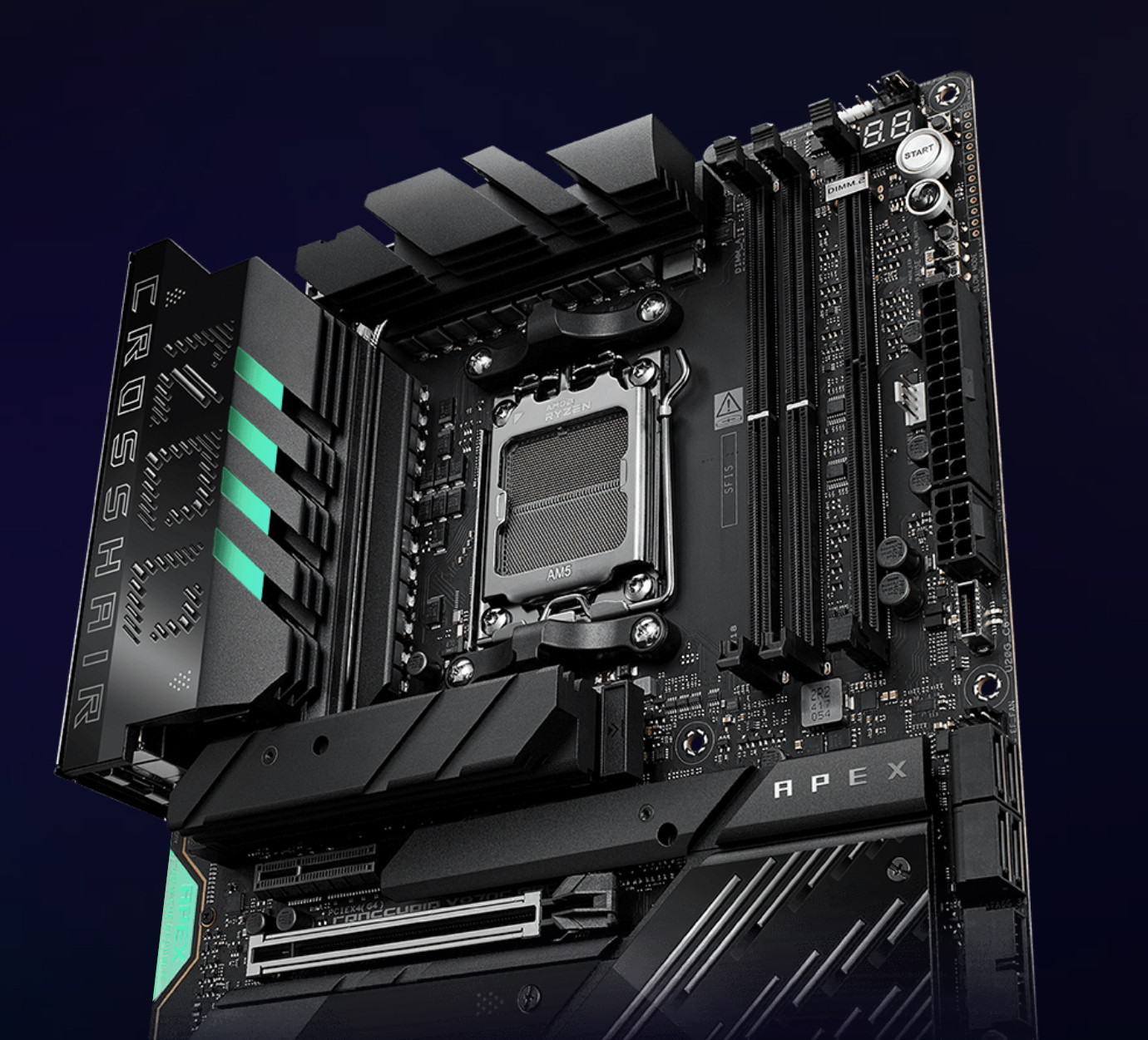ASUS ROG CROSSHAIR X870E APEX AM5 DDR5 9600+(OC) MHz ATX Gaming Anakart
