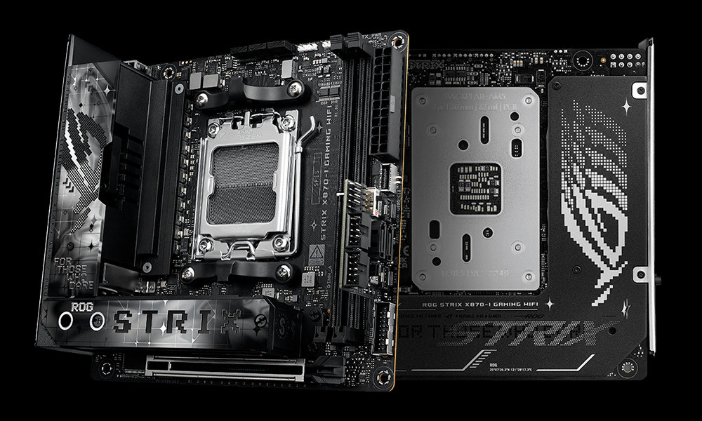 ASUS ROG STRIX X870-I GAMING WIFI AMD X870 Soket AM5 DDR5 8600+(OC)MHz Mini ITX Gaming Anakart