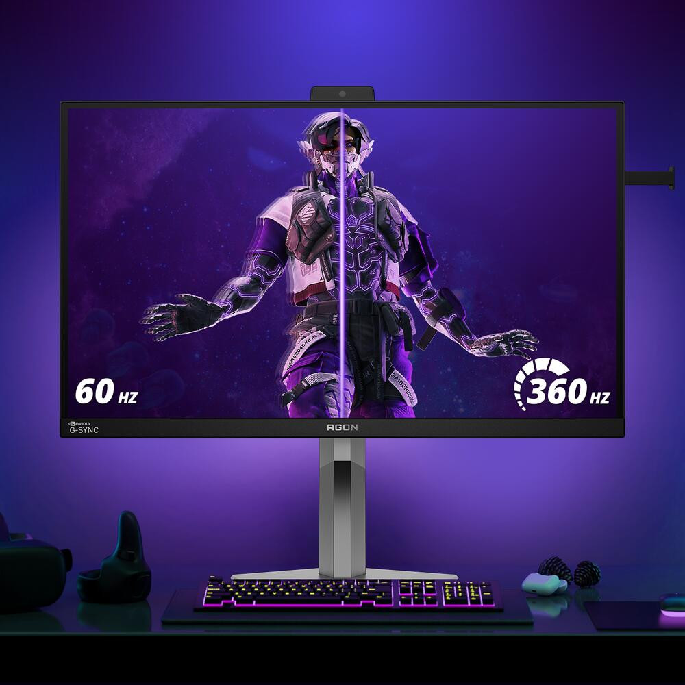 AOC AGON PRO AG276QGS2 27″ 360Hz 1ms G-Sync Pulsar QHD Fast IPS Gaming (Oyuncu) Monitör