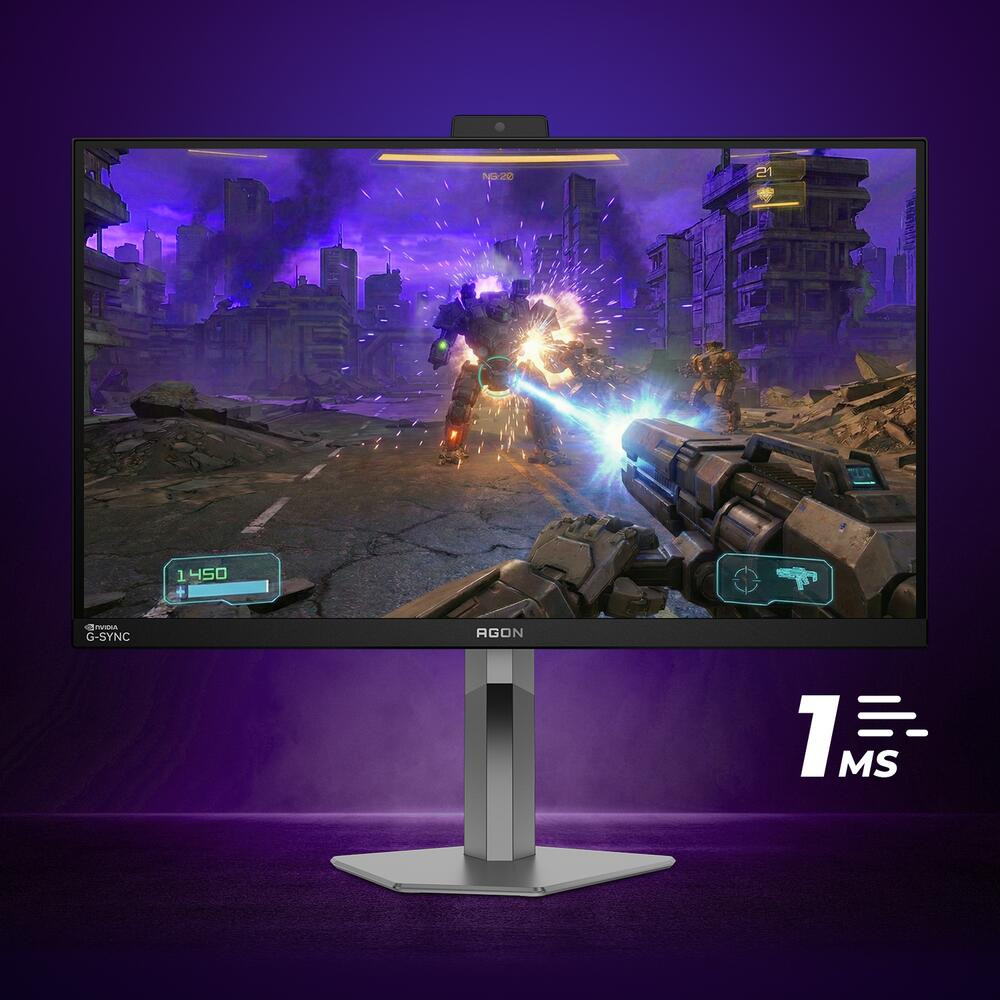 AOC AGON PRO AG276QGS2 27″ 360Hz 1ms G-Sync Pulsar QHD Fast IPS Gaming (Oyuncu) Monitör