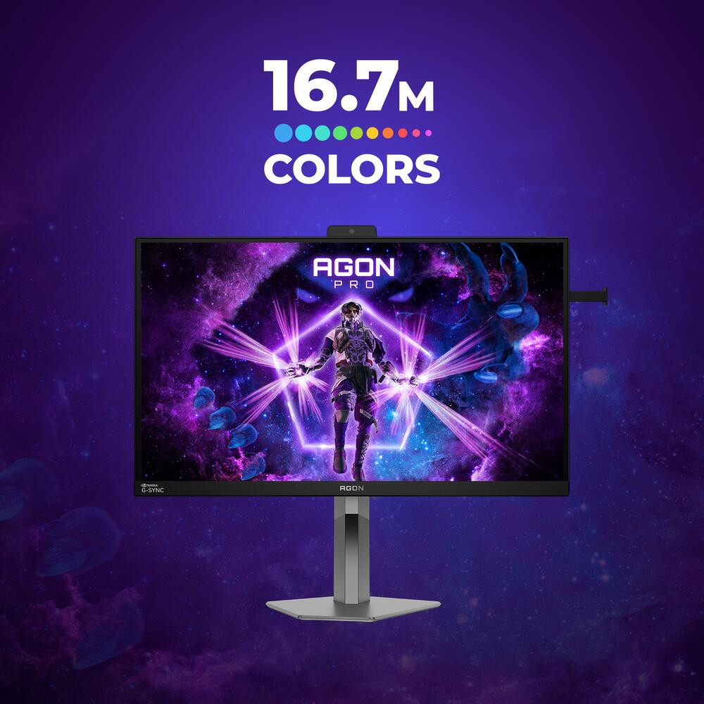 AOC AGON PRO AG276QGS2 27″ 360Hz 1ms G-Sync Pulsar QHD Fast IPS Gaming (Oyuncu) Monitör