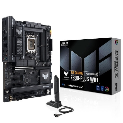 ASUS TUF GAMING Z890-PLUS WIFI Intel LGA1851 Z890 DDR5 9066+MHz(OC) ATX Gaming Anakart