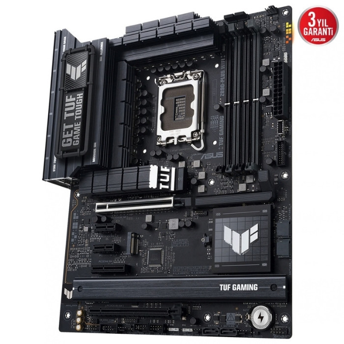 ASUS TUF GAMING Z890-PLUS WIFI Intel LGA1851 Z890 DDR5 9066+MHz(OC) ATX Gaming Anakart