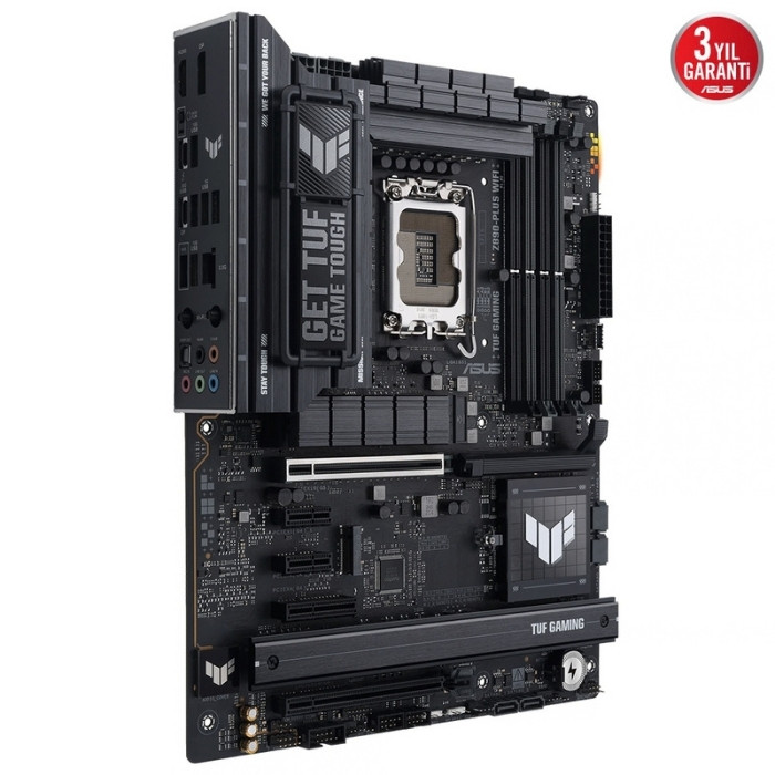 ASUS TUF GAMING Z890-PLUS WIFI Intel LGA1851 Z890 DDR5 9066+MHz(OC) ATX Gaming Anakart