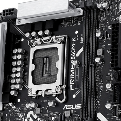 ASUS Prime B860M-K-Intel B860 Soket 1851 DDR5 8800+(OC)MHz mATX Gaming (Oyuncu) Anakart