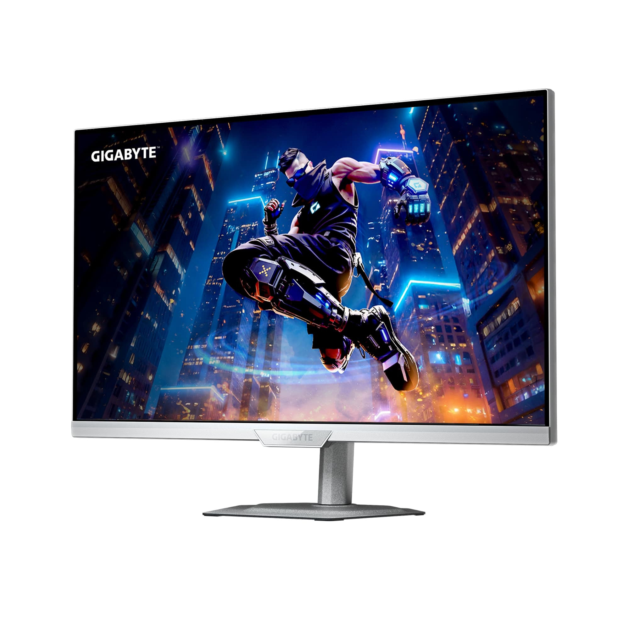 GIGABYTE M27UP ICE 27″ 4K 160Hz - FHD 320Hz 1ms HDR400 UHD Dual Mode SS IPS Beyaz Gaming Monitör