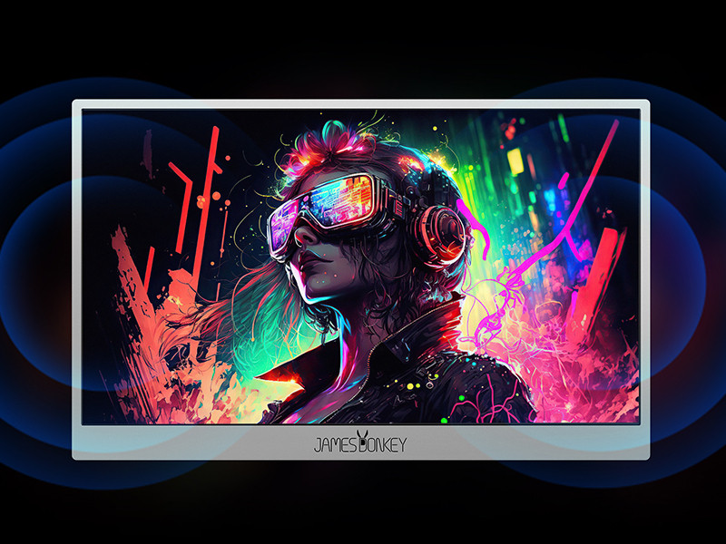James Donkey JDP Air 15.6″ 60Hz IPS FHD Type C/HDMI Taşınabilir Monitör (Ölü Pikselde Anında Değişim)