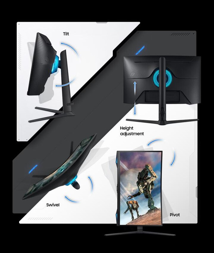 Samsung Odyssey G6 G65B LS27BG652EUXUF 27” 1ms 240Hz FreeSync Premium Pro 1000R Curved QHD VA Akıllı Gaming (Oyuncu) Monitör