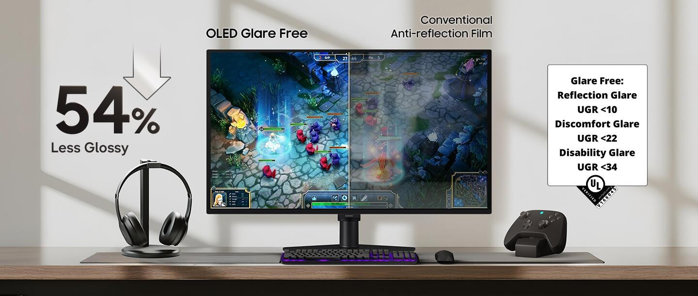 Samsung Odyssey OLED G6 G61SH LS27HG612SUXUF 27″ 240Hz 0.03ms FreeSync Premium G-Sync QHD  QD-OLED Gaming (Oyuncu) Monitör