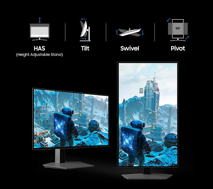 Samsung Odyssey OLED G8 G80SH LS27HG800SUXUF 27″ 240Hz 0.03ms 4K UHD FreeSync Premium Pro G-Sync QD-OLED Gaming (Oyuncu) Monitör