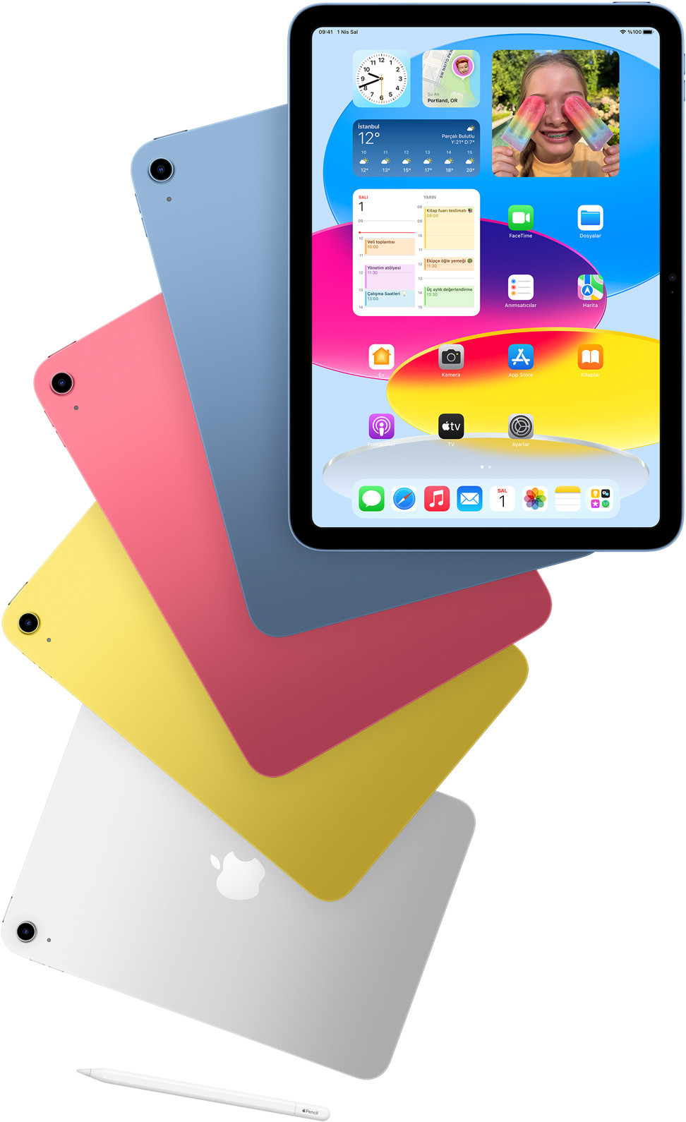 Apple iPad 11. Nesil A16 Wi-Fi 128 GB 11″ MD3Y4TU/A Gümüş Tablet