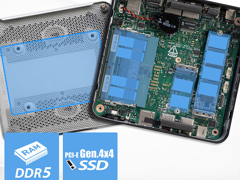 MSI CUBI NUC 1MG-238BEU Core 5 120U Barebone FreeDOS Mini PC