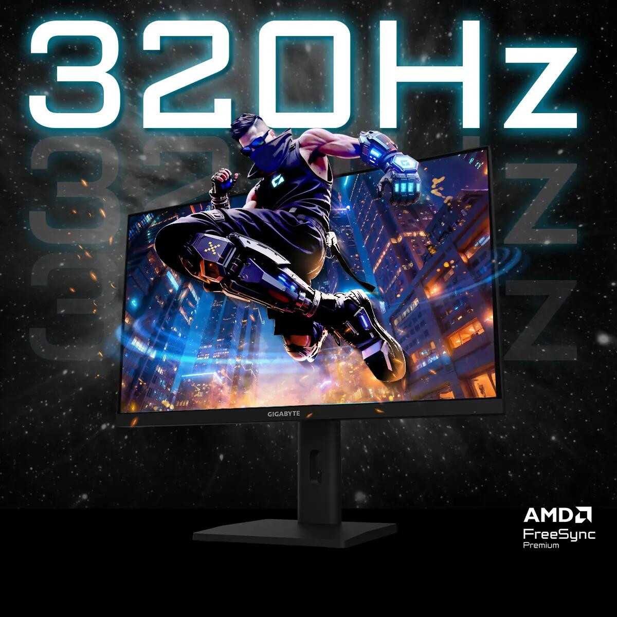 GIGABYTE G27Q3 27″ 320Hz 1ms QHD FreeSync Premium HDR400 Pivot SuperSpeed IPS Gaming (Oyuncu) Monitör