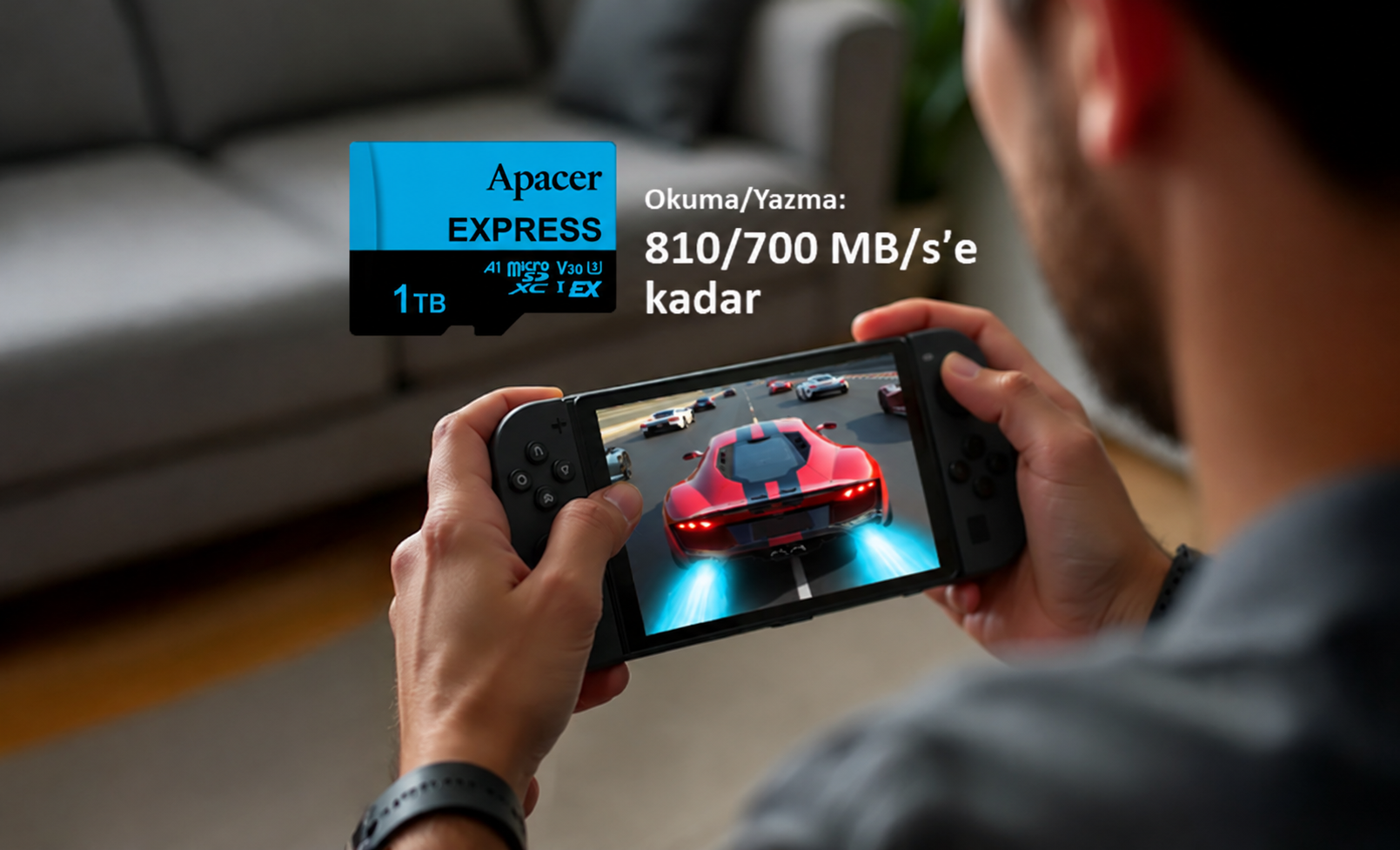 Apacer 1TB MicroSD Express Hafıza Kartı
