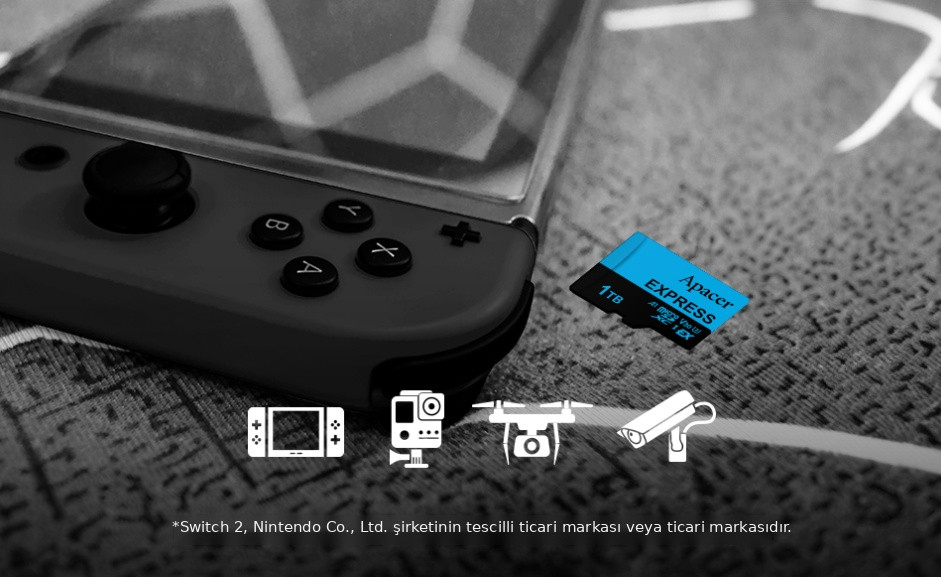 Apacer 1TB MicroSD Express Hafıza Kartı