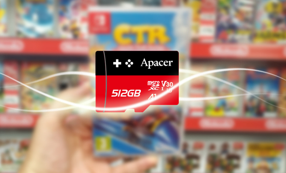 Apacer 256GB MicroSD Gaming Hafıza Kartı