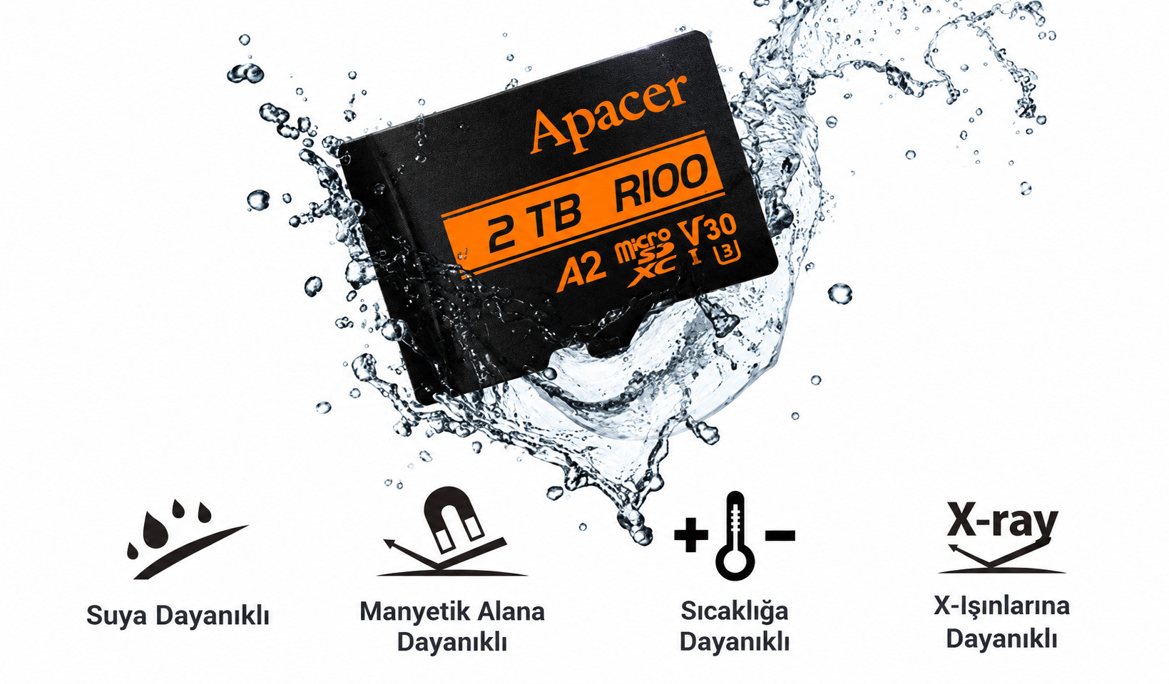 Apacer 1TB R100 MicroSD Hafıza Kartı 
