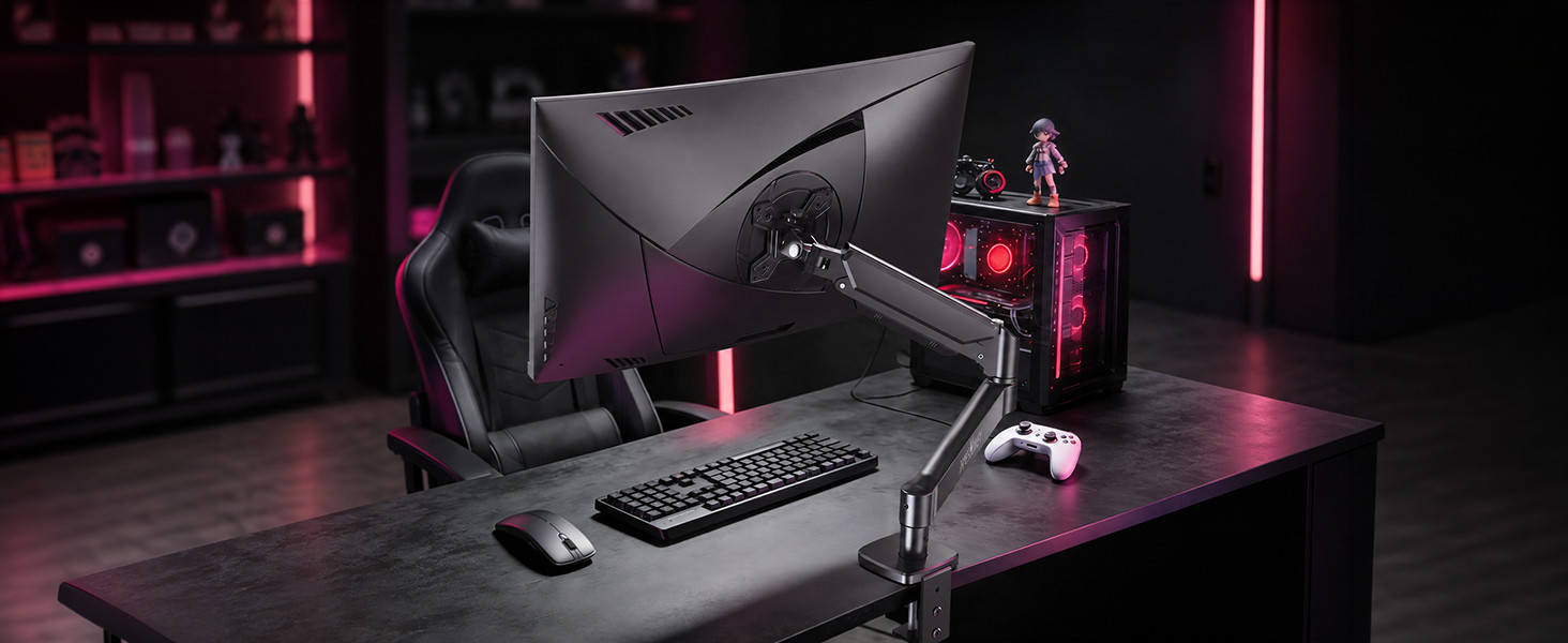 James Donkey Mr20 17’’-32’’ Amortisörlü Tekli Monitör Standı Siyah