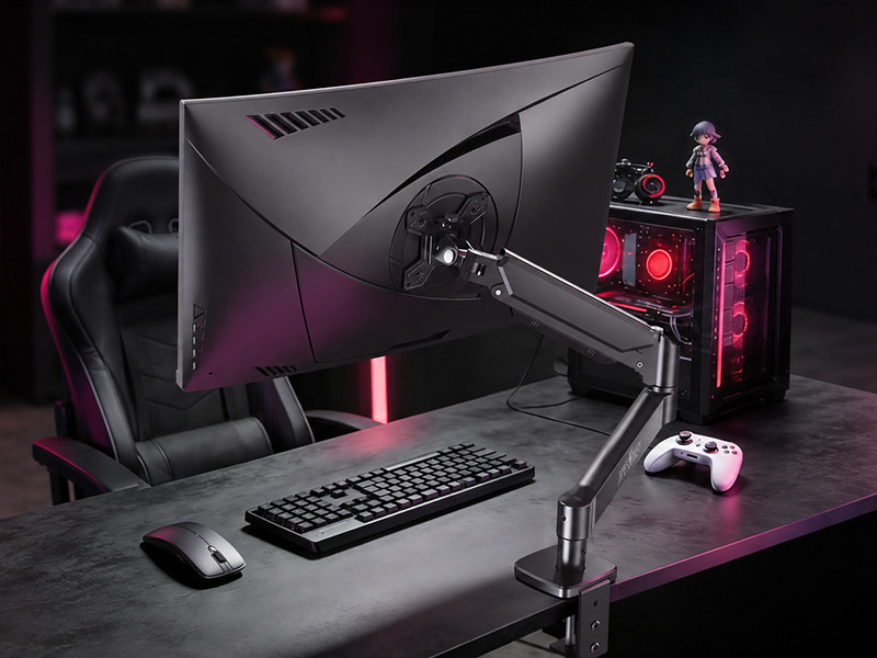 James Donkey Mr20 17’’-32’’ Amortisörlü Tekli Monitör Standı Siyah