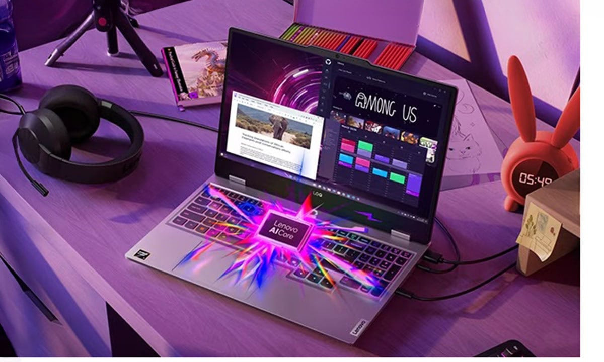 LENOVO LOQ 15AHP10 83JG008UTR RYZEN 7 250 16GB DDR5 1TB SSD RTX5060 8GB 15.6″ FHD 144HZ FREEDOS GAMING NOTEBOOK