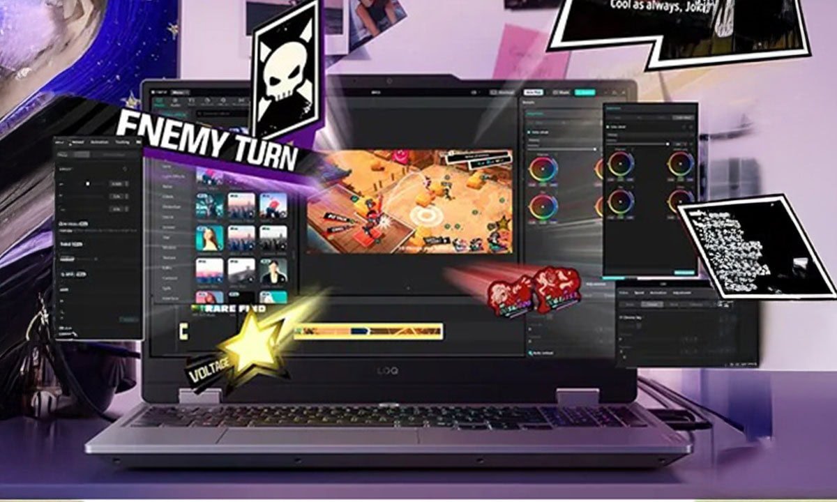 LENOVO LOQ 15AHP10 83JG008UTR RYZEN 7 250 16GB DDR5 1TB SSD RTX5060 8GB 15.6″ FHD 144HZ FREEDOS GAMING NOTEBOOK