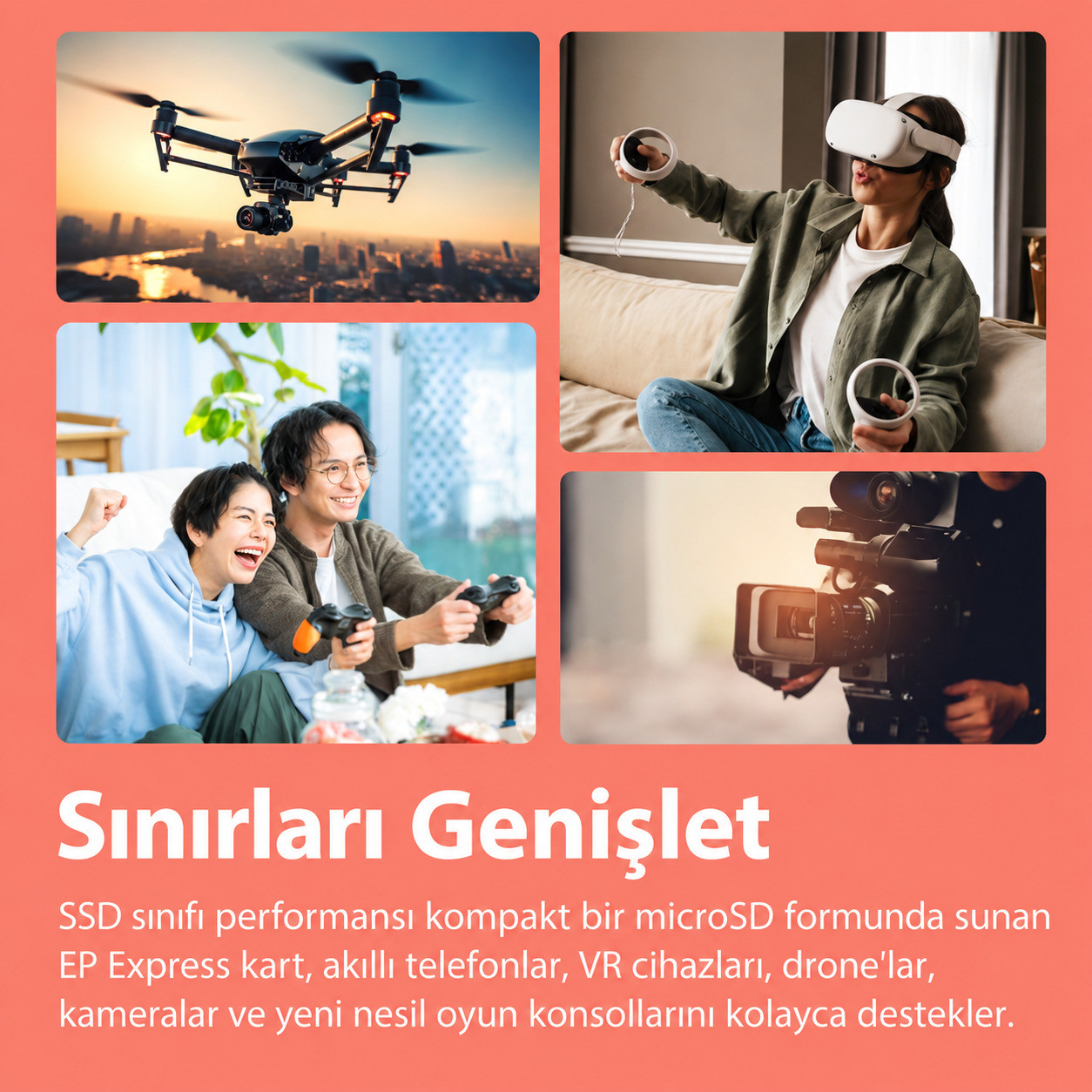 Patriot 1TB EP Express Micro SD Hafıza Kartı