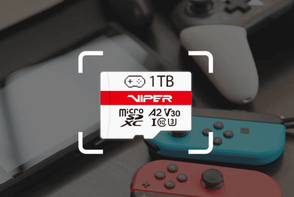 Patriot 1TB Viper Gaming Series U3 V30 A2 100Mb/s Micro SD Hafıza Kartı
