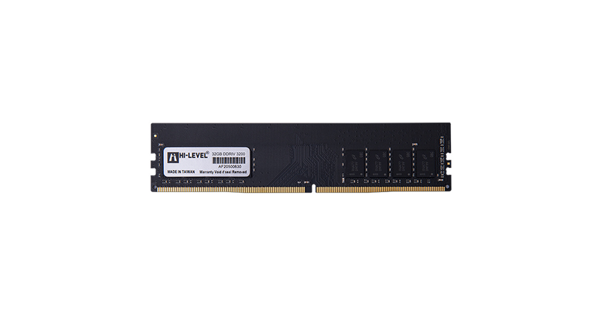 Hi-Level HLV-PC25600D4-32G 32GB (1x32GB) DDR4 3200MHz CL22 Ram