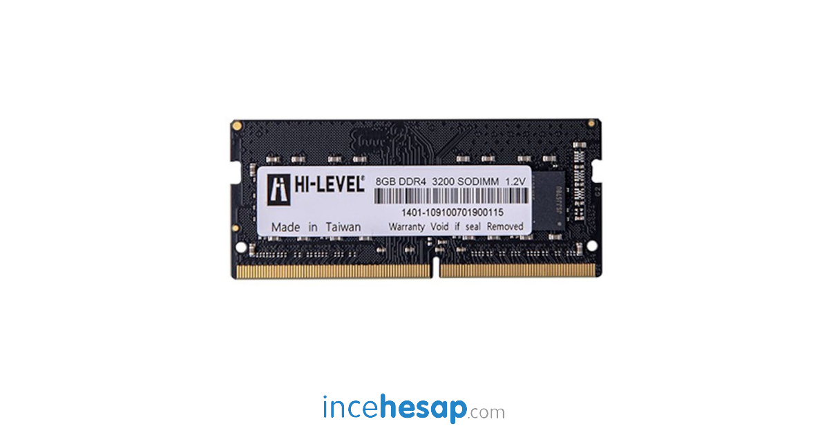 Hi-Level HLV-SOPC25600D4/8G 8GB (1x8GB) DDR4 3200MHz CL22 Notebook