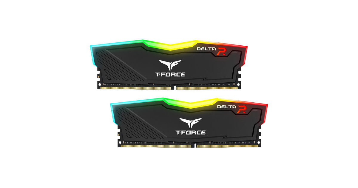 Team T-Force Delta RGB Black 16GB (2x8GB) 3600MHz CL18 DDR4 Gaming