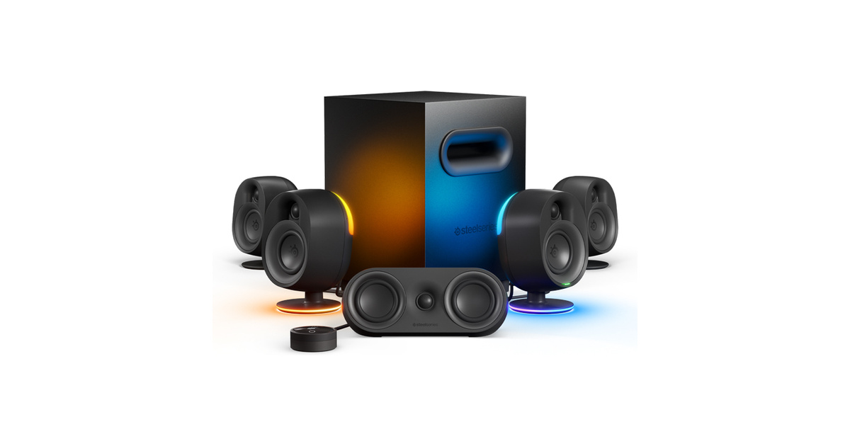 SteelSeries Arena 9 SSS61549 RGB 5.1 Surround Siyah Gaming (Oyuncu