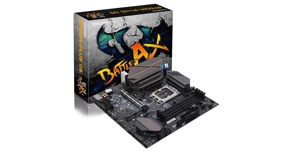 COLORFUL BATTLE-AX B760M-PLUS DDR5 6600MHz mATX Gaming (Oyuncu