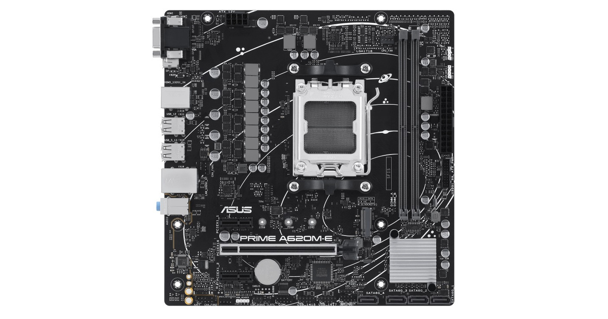 ASUS PRIME A620M-E AM5 Soket DDR5 7200(OC)MHz mATX Anakart