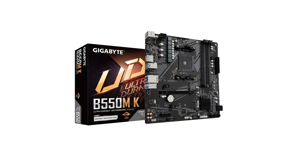 Gigabyte B550M K 4733mhz(OC) M.2 AM4 mATX Anakart