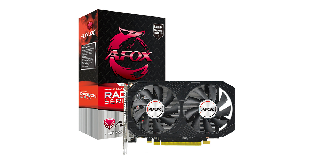 Afox Radeon RX 550 AFRX550-8192D5H4-V6 8GB GDDR5 128Bit DX12 Gaming ...