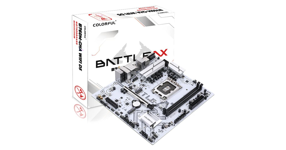COLORFUL BATTLE-AX B760M-GHA WIFI DDR5 7600MHz mATX Gaming (Oyuncu
