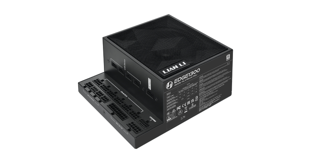 Lian Li Edge1300 Siyah 1300W 80+ Platinum ATX Power Supply (G9P