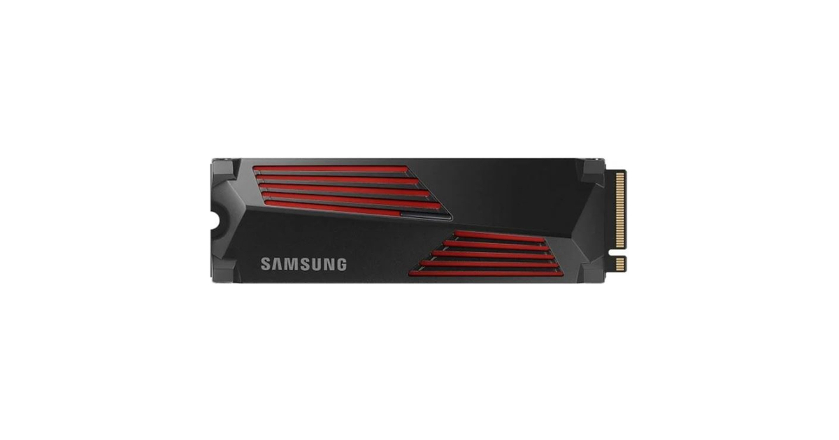 Samsung 990 PRO w/Heatsink MZ-V9P4T0CW 4TB 7450/6900MB/s PCIe NVMe